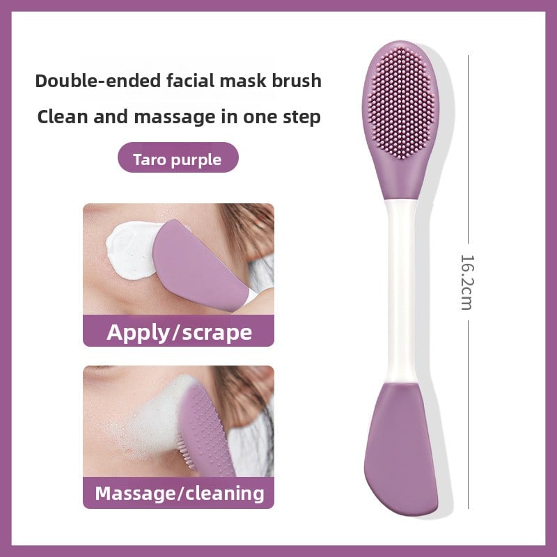 Silicone mud film brush