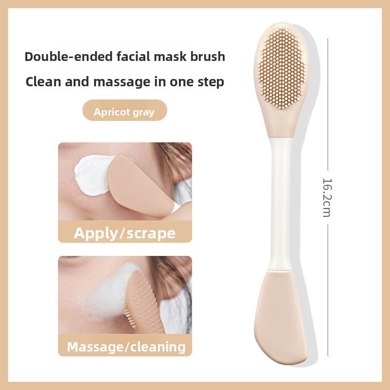 Silicone mud film brush