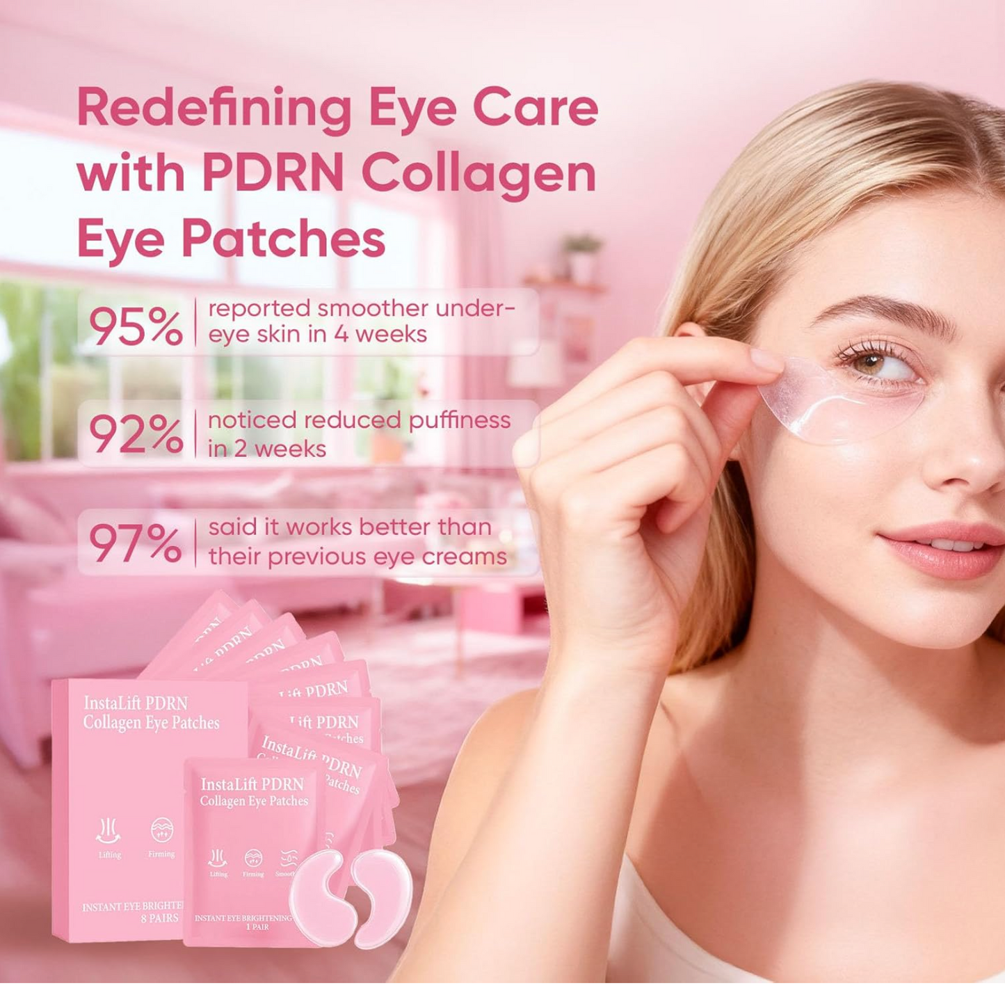 InstaLift™ PDRN & Collagen Eye Patches